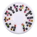 3D Nail Art Tip Rhinestone Decoation Shiny Your Nail Glitter Multidimensional Iridescence AB Color Bright Manicure Tips Tools Multi Use for Phone Case/Shoes/Bag/Scrapbook/Card
