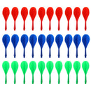 Durable ABS Plastic Darts Shafts Flights Combo Set Ballon Shaped Flights, Set of 30