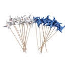 Pack of 50pcs ColorfuL Foil Windmill Fruit Tropical Party Table Decor