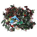 400PCS Plastic Toy Soldiers Army Men 5cm Figures Accessories Model Play Set