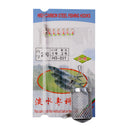 Barbed Luminous Fishing Hook String Hooks with Metal Bait Cage Basket for Carp Small Fish