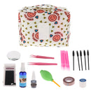 Professional Single Individual Eyelashes Extension False Black Eye Lash Graft Lashes Full Kit Set with Fashion Bag