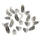 20 Pieces L-shaped angle Iron for Architectural Model Toy Car Part Robotics