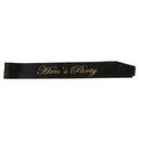 Hen's Party Stain Sash Hen Night Bachelorette Bridal Shower Party Supply