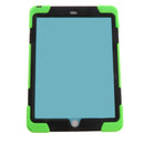 Green Full Body Protective Silicon Rubber Cover Case Stand for iPad Air2 Tablets