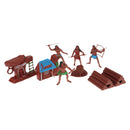 Savage Action Figure House Sets Scene Building Sand Table Model Accessory
