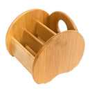 Desktop Storage Holder Bamboo Board Box Remote Control Bin Living Room,Handheld Electronic Devices & Media (Yellow) - Stock Your Home