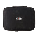 3pcs/set Portable Travel Organizer Electronics Accessories Bag Case for Laptop Parts with Handle Black
