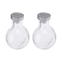 2Pcs 1:12 Dollhouse Miniature Glass Candy Bottles Storage Jar Food Accessory