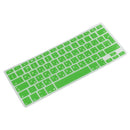 Russian-english Silicone Keyboard Skin Cover Sticker For Computers Green