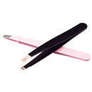 2pcs Durable Stainless Steel Tweezer Precision Eyebrow Hair Remover Tools Set Comestic for Women