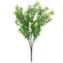 1x Artificial Plastic Green Leaves Grass Plant Home Decoration 37cm Height