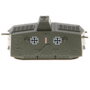 1/100 Scale German A7V Model, Battle Tank of the First World War, Armoured Fighting Vehicle Toy Collectibles