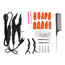Pre-Bonded Hair Extensions Fusion Keratin Heat Iron Connector Wand Apply EU