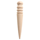 Leathercraft Wood Edge Slicker Round Multi Size Burnisher Tool for Leather