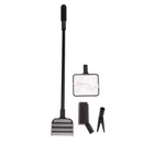 Aquarium 4 in1 Cleaning Tool Set Small Fish Tank Cleaner Clean Brush Black