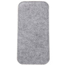 Non Toxic Non Tasteless Dirt Resistance Wool Felt Eyeglasses Sunglasses Case Box Pen Pouch Sleeve Light Grey