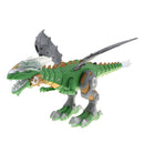 Electronic Dinosaur Toy with Mist Spray Roaring Sounds Swinging Tail Action