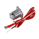 3 in 1 out All metal Multi-Color Extruder Hotend 0.4mm Nozzle with Wire for 3D Printer Repair Part