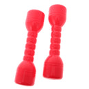 Kids Hand Eye Coordination Developmental Plastic Dumbbells With Sound Home Fitness Exercise Kids Toys Gift 1 Pair Red