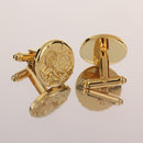 Mens Wedding Jewelry Cuff Links Wedding Gold Gear Shirts Buttons Cufflinks