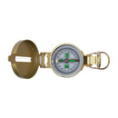 High-precision Metal Mini Keychain Directional Compass with magnifier Outdoor Camping Hiking