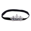 Baby Girls Newborn Princess Shower Party Photo Props Headwear Cute Crown Elastic Headband Black