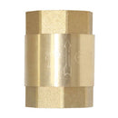 Brass 1" Female Thread Spring Vertical Check Valve Hydraulic Control Air Waster Oil Valve