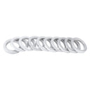 Pack of 10pcs Bike Chainwheel Screw Chainring Washer Gasket Bicycle Dual to Single Chain Wrench Spacer 2mm Thick