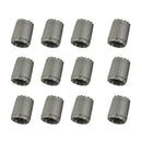12 Pieces Wheel Tire Valve Stem Caps For TPMS Standard Valve Grey