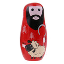Set of 6pcs Goatherd Wooden Russian Nesting Matryoshka Dolls Toy Hand Painted