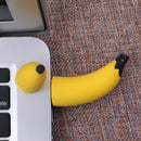 Portable Fashion Banana Style USB Metal Flash Memory Stick Pen Drive Storage Thumb 64GB