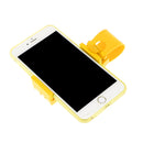 Mobile Phone GPS Holder Mount Clip Buckle Socket on Car Steering Wheel Yellow