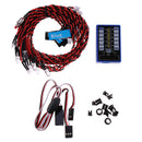 12 LED RC Car Flashing Light System for 1:10 1:8 RC Rock Crawler Car Accessories