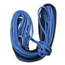 6.35cm(1/4") x15.25m(50') Synthetic Winch Line Cable Rope 5000LB with Sheath