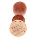 Stylish Initial Wax Seal Stamp Envelope Invitations Label Capital Letter