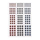 183Pc 3/4/5/6mm DIY 3D Simulation Holographic Fishing Lure Eyes Fly Fishing