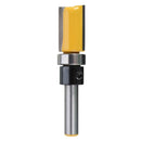 1/4'' Shank Straight Flute Flush Trim Pattern Router Bit Cutter Top Bearing