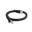 Gold Plated RJ45 Flat Cat7 Ethernet 10Gbps SSTP Network LAN Cable Lot 1m