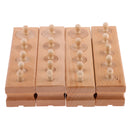 Montessori Wooden Cylinder Socket Blocks Early Learning Educational Baby Plugging Toy Senses Developmental
