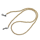 Beaded Eyeglass Spectacles Chain Sunglasses Holder Glasses Necklace Cord String Lanyard NATURAL WOOD