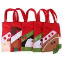 Christmas Gift Bags Candy Bag Christmas Decoration Gift Bags Set/5pcs