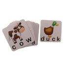 20 Sets Letter Cognitive Card Puzzles Self-Correcting Jigsaws Baby Early Learning Toys