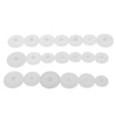 19 Pieces/set White Plastic Assorted Gears Gear Kits for DIY Robot RC Car Toys Model Accessories