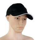 Men Women Adjustable Polyester Baseball Golf Cap Hat Sports Accessories Black