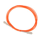 3 Meter Multi Mode Silgle Core Fiber Optic Drop Wire Cables SC-SC Orange Red