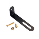 1 Set Pickguard Mounting Bracket with Nut Gold Scews Guitar Accessory Black 2.48x0.83x0.47inch
