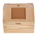Wood Hamster Mouse Gerbille Cage Pet Bathroom Toy Toilet Bath Sand 2-path
