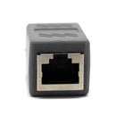 Cat5 Cat6 Cat7 RJ45 Lan Network Ethernet Cable Extender Joiner Adapter Coupler Connector 8P8C Straight Female to Female Gray