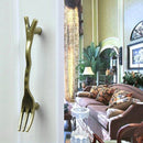Generic Antique Bronze Creative Fork Design Kitchen Cabinet Closet Drawer Pull Handle 76mm